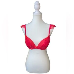 Victoria’s Secret - Dream Angels Rhinestone Embellished Ruffle Push Up Bra